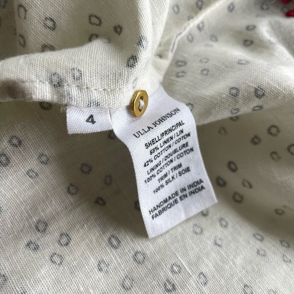 Ulla Johnson Salma Open-back Embroidered Macrame Dress maxi gown - Picture 7 of 15